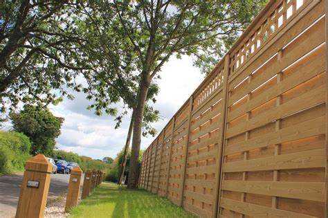 Horizontal Hit And Miss Fence Panels | Fence panels, Garden spaces, Front garden