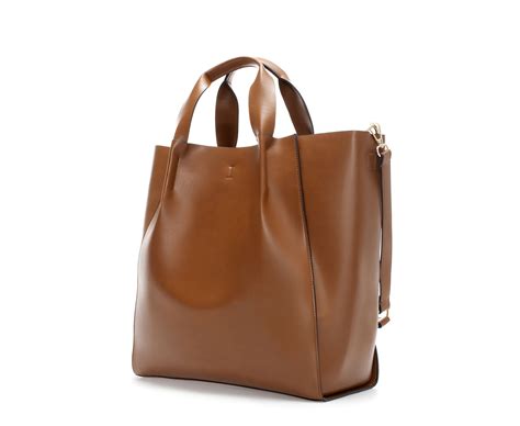 Zara Shopper Bag in Brown | Lyst