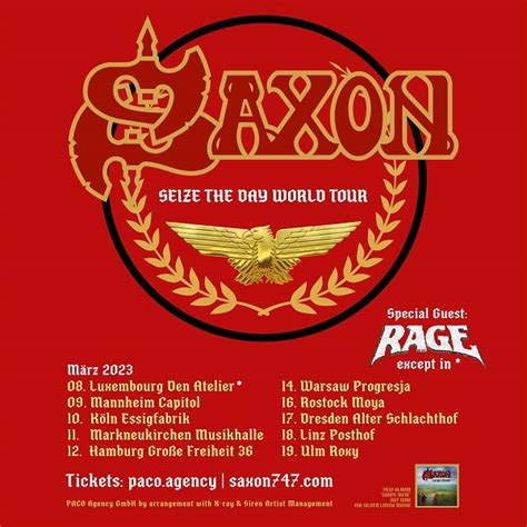 SAXON Launch Video Trailer For Seize The Day World Tour 2023 - BraveWords