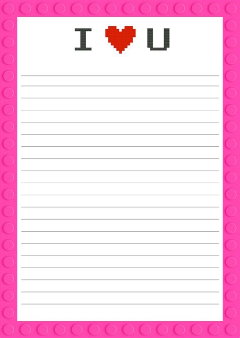 9 Best Images of Love Letter Templates Printable - Free Printable Love Letter Paper, Letter ...