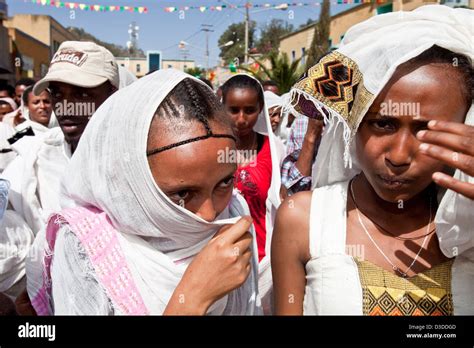 Timkat (The Festival of Epiphany), Gondar, Ethiopia Stock Photo ...