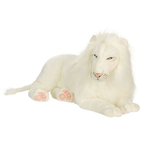 White Lion Large Stuffed Animal | Lion Plush | Hansa Toys