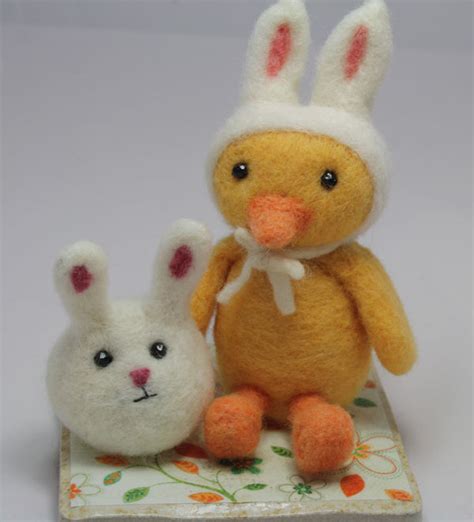 8 Artistic Needle Felted Bunny Tutorials | Guide Patterns