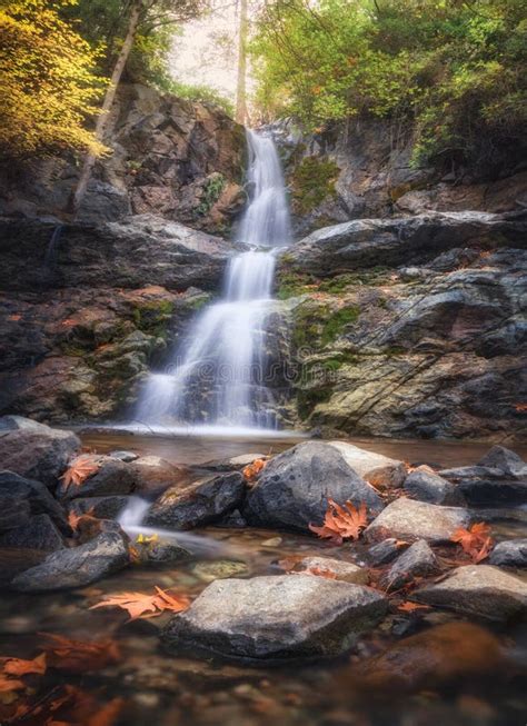 Mesa Potamos Waterfalls, in Cyprus Stock Image - Image of harmonic, natural: 265206341