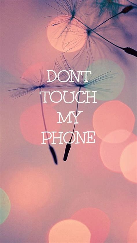 Pinterest in 2020 | Iphone wallpaper girly, Dont touch my phone ...