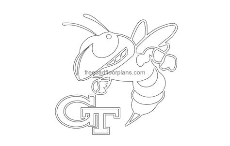 Georgia Tech Buzz - Free CAD Drawings