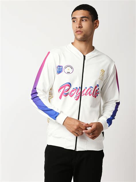 Buy Official Rajasthan Royals GULLY Athletic Bomber jacket from FanCode ...