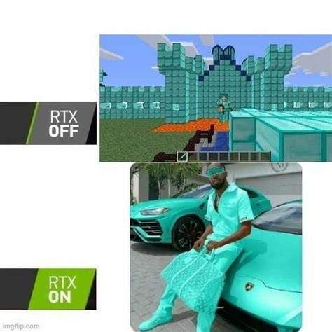 RTX ON/RTX OFF meme - 9GAG