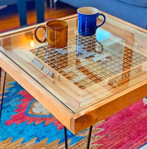 This Wooden Scrabble Coffee Table Is The Ultimate Furniture Piece For ...