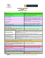 ACADEMIC CALENDAR CURTIN 2020.pdf - ACADEMIC CALENDAR CURTIN SEMESTER 1 2020 SEMESTER 1 2020 ...