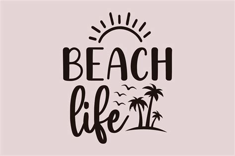 Beach Life Beach Svg Graphic by RIYA DESIGN SHOP · Creative Fabrica