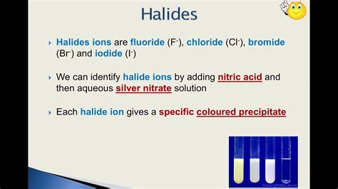 AQA Chemistry - Identifying Halide Ions - YouTube