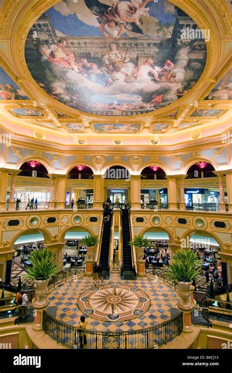 Interior of The Venetian Macao Hotel and Casino Macau Stock Photo - Alamy