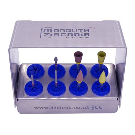 Zirconia Adjustment & Polishing Kit - Costech Dental Laboratory Shop