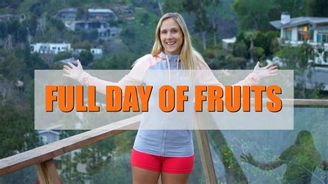 FULL DAY OF EATING｜RAW FRUITS ONLY - YouTube