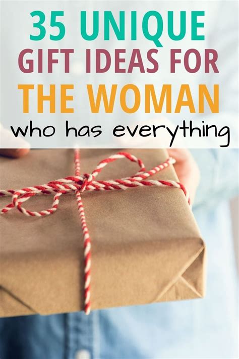 35 Unique gift ideas for women who want nothing | Unique christmas gifts, Birthday gifts for ...