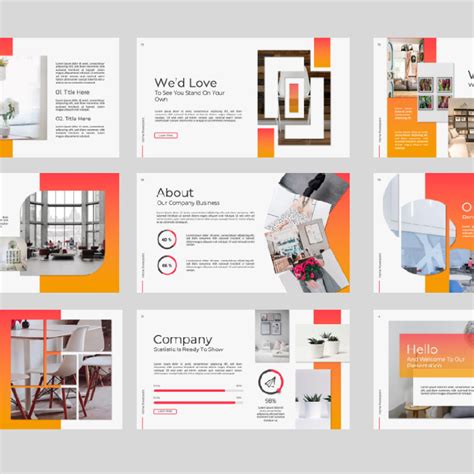 Home Presentation PowerPoint template - TemplateMonster