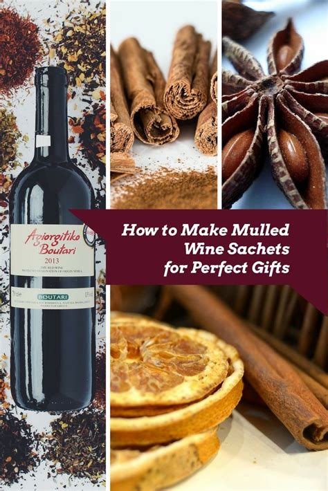 How to make mulled wine sachets for the perfect wine lovers gift. | Mulled wine gift, Mulled ...