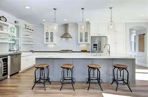 L Shaped Kitchen with Island (Design Ideas) - Designing Idea