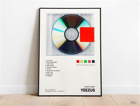 Kanye West - Yeezus Album Cover Poster | Architeg Prints