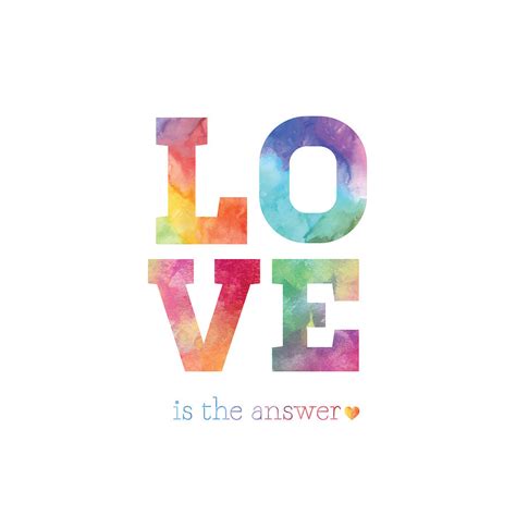 Love Is The Answer Digital Art by Christal Marshall - Fine Art America