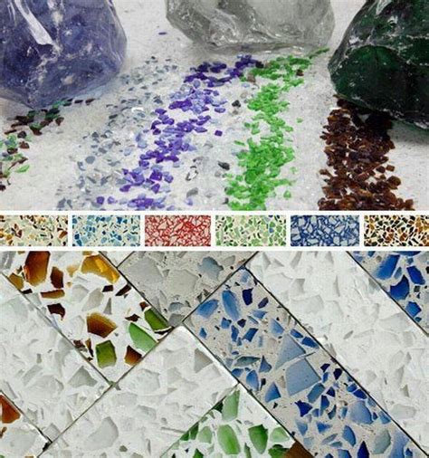 Advantages and disadvantages of recycled glass countertops