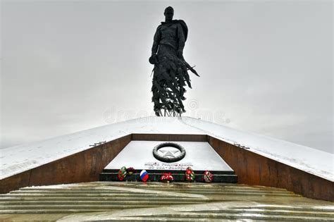 Rzhev Memorial To the Soviet Soldier Editorial Image - Image of russia ...