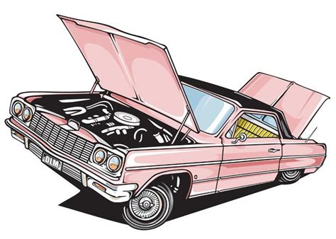 11 Lowrider Vector Graphic Images - Chevy Impala Lowrider, Lowrider Logo Vector and Lowrider ...