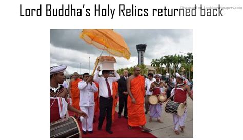 Lord Buddha’s Holy Relics returned back to Pakistan - Sri Lanka News ...