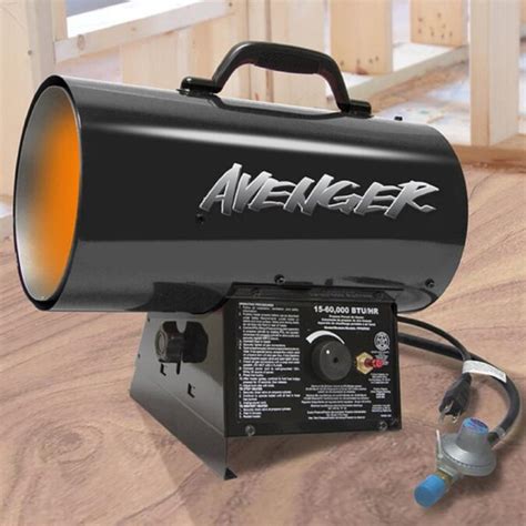 Avenger 60000-BTU Indoor Portable Forced Air Propane Heater in the ...