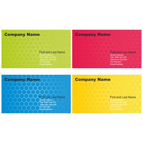 Vector for free use: Set of Business Card Designs