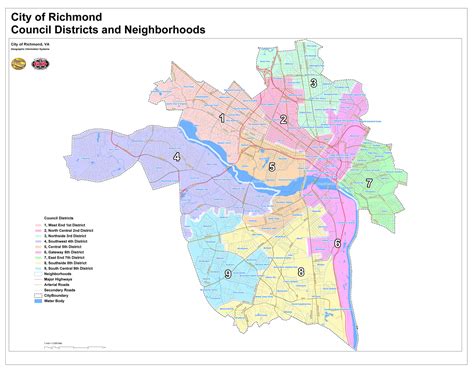 Richmond City Council District Map - Map Of Stoney Lake