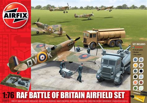 Airfix - A50015 - RAF Battle of Britain Airfield Set 1:76 - 1/72 Scale ...