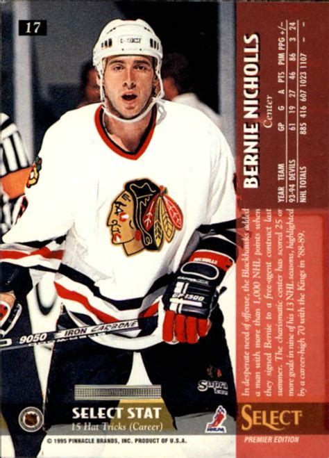 1994-95 Select #17 Bernie Nicholls - NM-MT