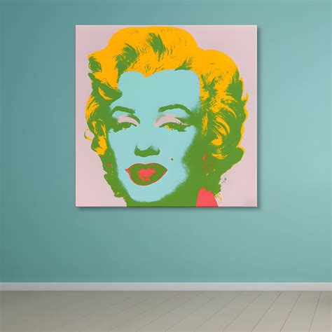 Marilyn Monroe Canvas House Interior Paintings Figure Wall Art Print in Soft Color, Textured ...