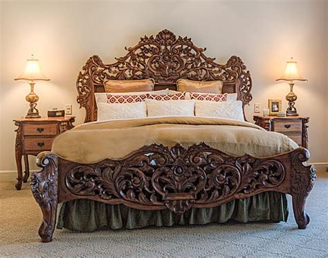 Sold Price: ROCOCO STYLE CARVED BEDROOM SET - Invalid date EDT