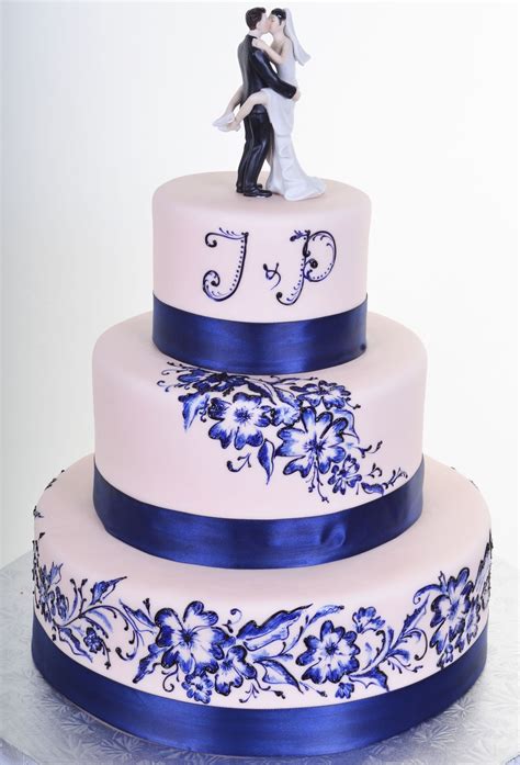 Wedding Cake “Blues” | | Wedding cakes blue, Royal blue wedding cakes ...