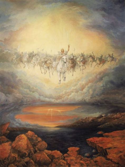 Artist Proof 8 X 11 Giclee Book of Revelation Christian Art Oil Painting Christ Saints White ...