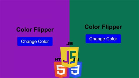 Create a Color Flipper Using JavaScript, HTML, and CSS - Beginner Web Development Project - YouTube