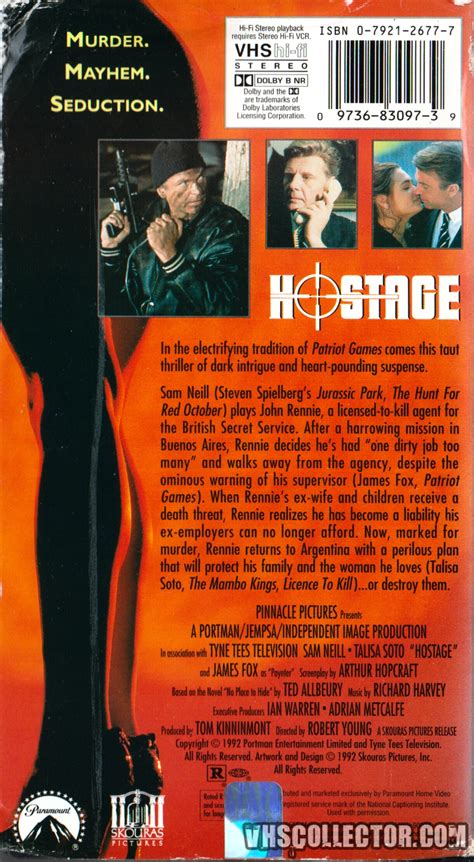 Hostage | VHSCollector.com