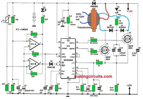 3 Easy SG3525 Inverter Circuits Explored