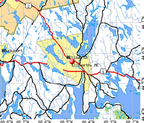 Ellsworth, Maine (ME 04605) profile: population, maps, real estate, averages, homes, statistics ...