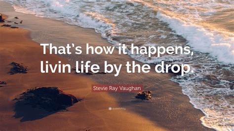 Stevie Ray Vaughan Quote: “That’s how it happens, livin life by the drop.” (9 wallpapers ...