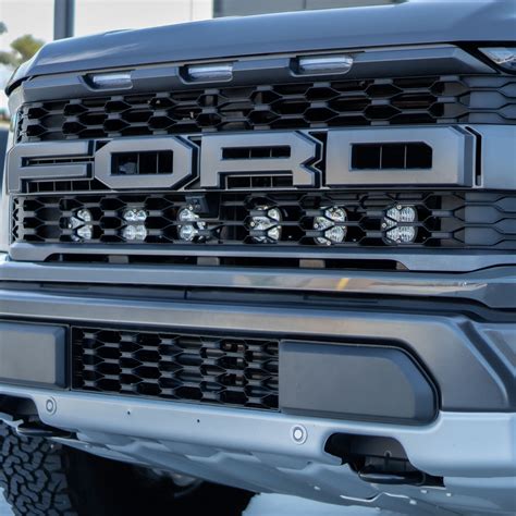 Baja Designs Behind Grill Kit (Dual 10" OnX6+ Clear) for 2021+ Ford F-150 Raptor - 4x4TruckLEDs.com