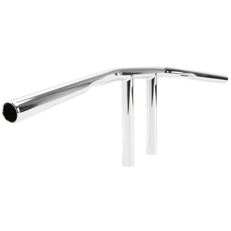 Lowbrow Customs T-Bars Handlebars - 8 inch Rise - 1 inch - Chrome