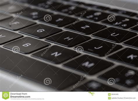 Keyboard - MacBook 12 Silver 1st Gen Editorial Stock Image - Image of ...