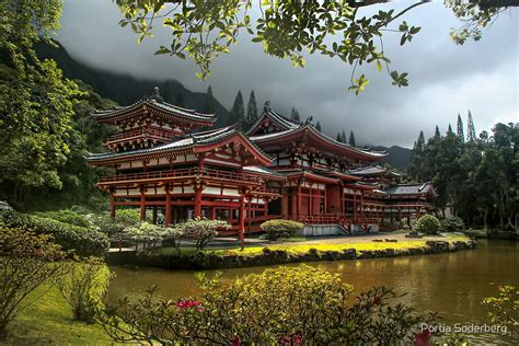 "Byodo-In Temple" by Portia Soderberg | Redbubble