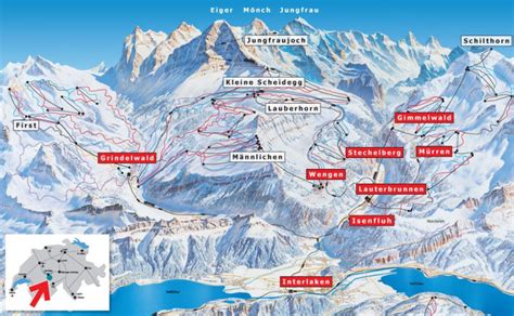 Jungfrau Trail Map | Liftopia