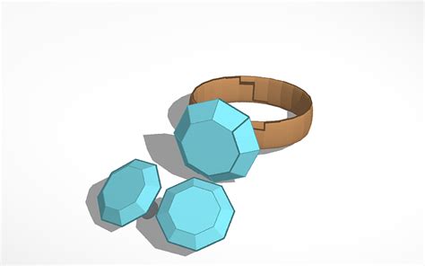 3D design Jewelry Set | Tinkercad