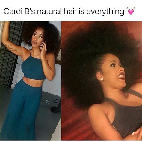 Cardi B Afro hair - we it #afrohair #cardib #melanin #melaninqueen #africanstyle #africanqueen